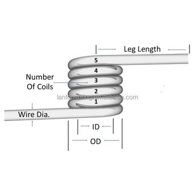 China Various factory manufacture spiral precision mechanical torsion spring for sale