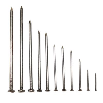 China High Quality Low Carbon Steel Electric Galvanized Common Nail Type Flat Wire Iron China Supplier Q195 Q235 Common Nails for sale