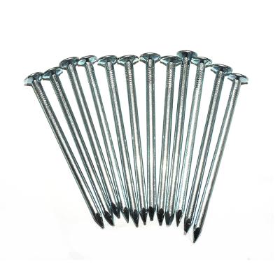 China Wholesale Factory Price Flat Galvanized Steel Wire Iron Joint Polished Nail for sale