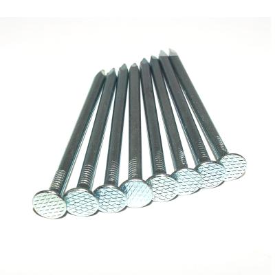 China Factory Flat Flat Head China Common Iron Nails Smooth Shank Nails Grooved Galvanized Concrete Nail for sale