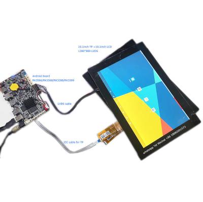 China Self-service terminal HMI kiosk 10.1 inch Android touch screen display SKD kit with motherboard+10.1 inch LCD panel +10.1 inch Android I2C TP touch screen for sale