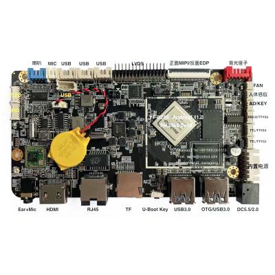 China rk3568 Android 11 Debian Linux 4.4 ubuntu HDMI-I LVDS digital MIPI computer development signage kiosk mainboard motherboard YF-024E for sale