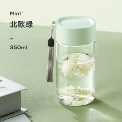 China Sustainable Portable Plastic Water Bottle 350ml Tea Infuser Tritan High Quality Water Bottle for sale