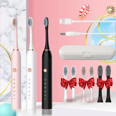 China 2021 New Arrival Disposable Custom Cheap Travel Waterproof Waterproof Sonic Sonic Electric Toothbrush Cordless Toothbrush for sale