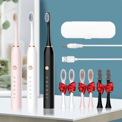 China 2021 Best Guangdong Disposable Prices One Alim Brush Teeth Ipx7 Waterproof Black Electric Toothbrush For Adults for sale