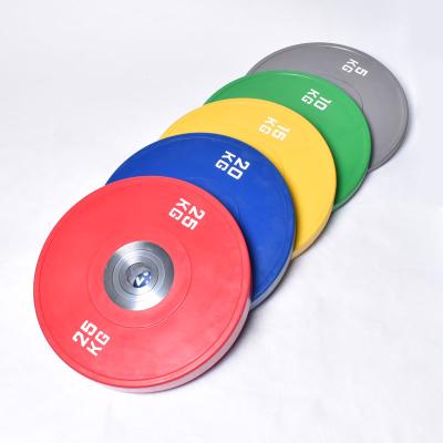 China Competition Rubber Professional Rubber Barbell Bumper Plate, Weight Plate For Sale for sale