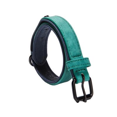 China Suitable Neck Circumference: 25-32cm Wholesale Custom Safety Premium Frosted Durable Colorful Microfiber Pet Collar for sale