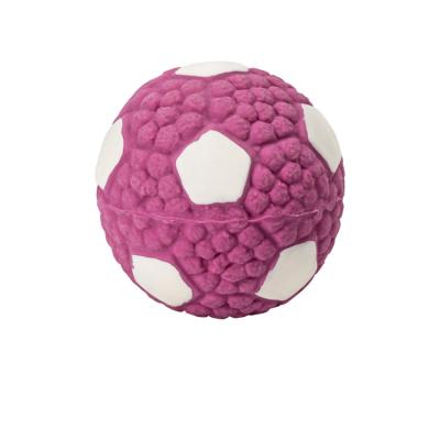 China Viable Hot Selling Dog Sports Ball Squeaker Toys For Dog Teeth Cleaning Latex Dog Ball Chew Toys for sale