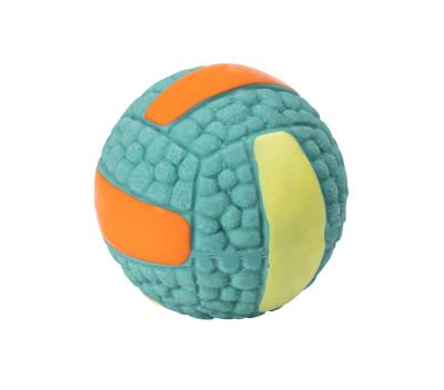 China Wholesale Viable Dog Chew Ball Volley Toy Pets Toy Molar Teeth Squeak Ball Cleaner Toy for sale