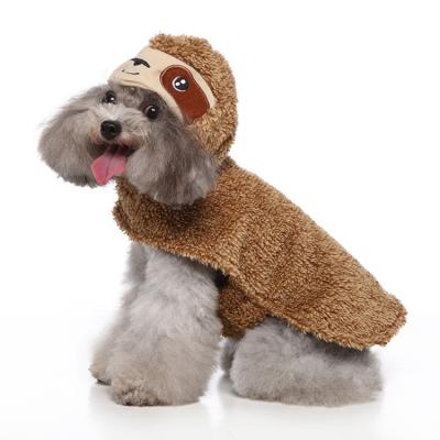 China Fashion New Arrival Dog Clothes Pet Clothes 2021 Christmas Halloween Sloth Costume Pet Supplies for sale