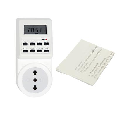 China 7 Days 24 Hours Programmable Type Italy Time Switch Kitchen Timer Socket Timer Socket Programmable Switches for sale