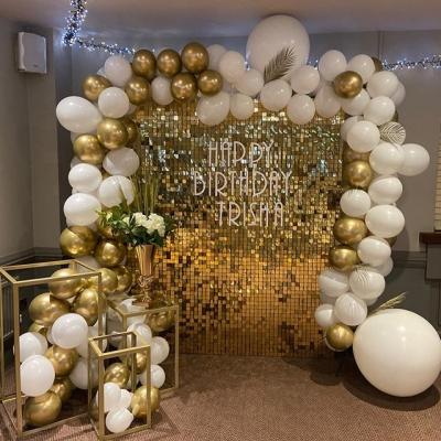 China K01312 European Air Activated Wall Panels Backdrop Shimmer Wall Sequin Wall For Weddings Birthdays New Years Eve Event Decor for sale