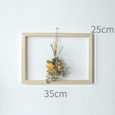 China Flower Frame Wall Decoration INS Bouquet Shop Wall Hanging Decoration Frame Dried Single Flower Dried Flower for sale