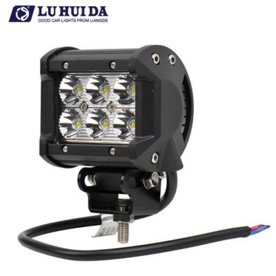 China factory price wholesale super bright square 4 inch mini 4*4 led headlight 18w for motorcycle for jeep off road cherokee for sale