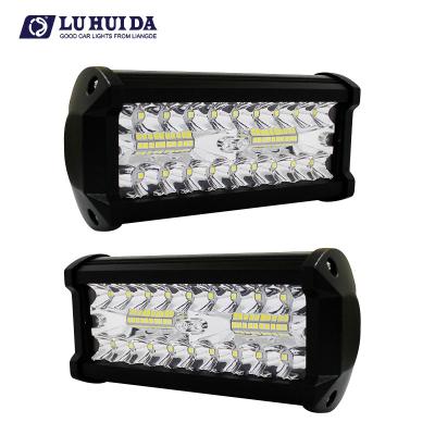 China 7 Inch Curved Double Row 120W 180W 240W 288W 300W Light Bar Dual Row 7 Inch Combo Car Led White Universal Item Model Whatsapp LD-3030 for sale