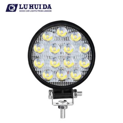 China high power hot sale best price 42w 4 inch waterproof ip68 led headlight fog lamp for jeep for truck lamp for cars Alexander 126H for sale