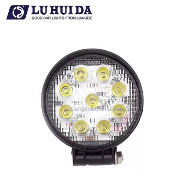 China hot sale high quality spot flood 27w 12v 24v ip67 chips waterproof epistar led work light for car for truck CL COUPE for sale