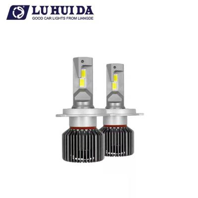 China Auto Car 12v 24v Led Light Fan Cooling Bulbs H4 H7 4 Sides 12000Lm 9005 C6 Led Headlight 9006 For CJ5S Car (Mexico) for sale