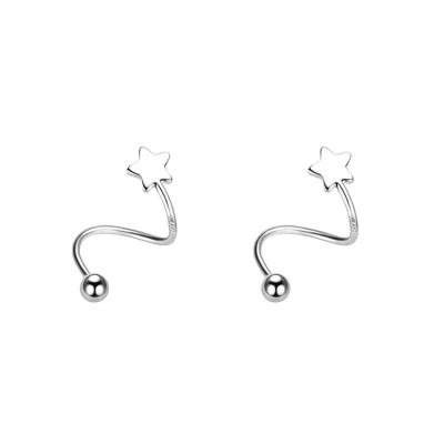 China TRENDY New Arrival Stud Earrings Fashion Heart Metal Women Classic Love Spring Earrings Korean Simple Cute Small Elegant Jewelry for sale