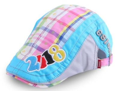 China Korean version of the spring and summer new children's sun hat clam stitching berets cap for sale