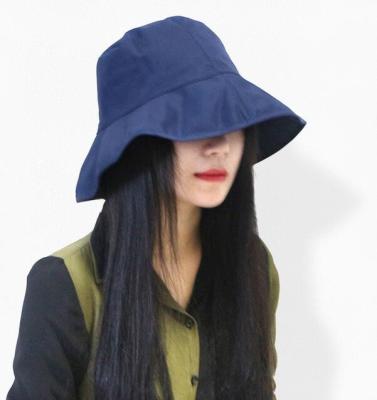 China Bucket Hat solid color leisure brim hat autumn and winter section of silk hat outdoor sun basin cap wholesale custom for sale