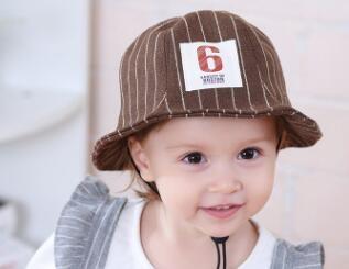 China Autumn and winter hats baby striped fisherman hat children hat fashion hat new wholesale for sale