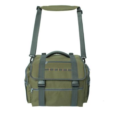 China Fishing Tackle Bag Many Pockets Factory Lures Kit Carrier Bag Slide Waist Portable Canvas Packs Shoulder Bag for sale