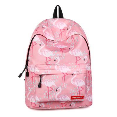 China Flamingo Waterproof Rucksack Mini Backpack Cute Cartoon School Bag Kids Schoolbag for sale