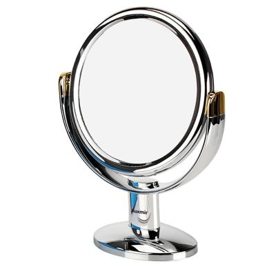 China Auxmir 1x/10x Makeup Vanity Table Magnifying Double Sided Swivel Portable Magnifying Mirror for Shaving Makeup in Salon for sale