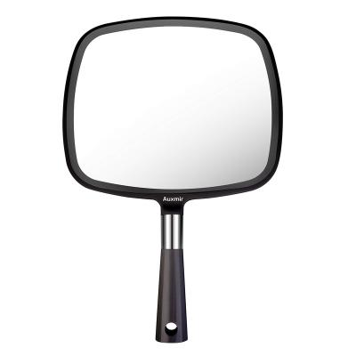 China Small Haircut Mirror Magnifying Vanity Mirror for Shaving Facial Hair Salon Beauty Care Cosmetic Makeup Mirror with Handle for sale