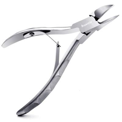 China Cuticle Sharp Nipper For Thick And Deeply Toe Nails And Finger Nails Inveterate Stainless Steel Toenail Good Quality From Auxmir for sale