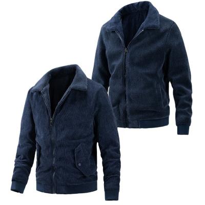 China Windproof OEM Design New Style Outerwear Clothing Thermal Corduroy Jackets For Men for sale