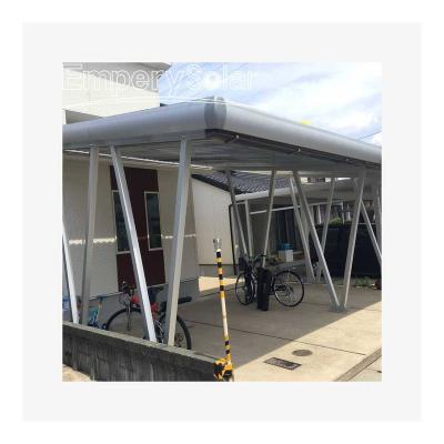 China Home High Quality Waterproof Aluminum Solar Carport Rack Structure Energy Parking Lot for sale