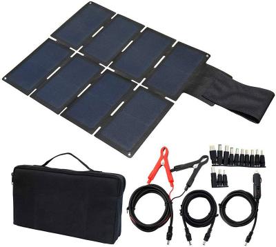 China 60W Portable Foldable Solar Panel Charging Kit EPR-60 for sale