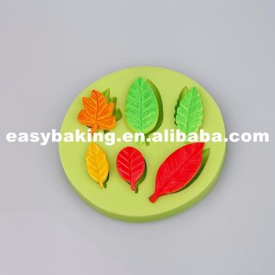 China New Arrival Sustainable Best Selling Durable Silicone Leaves Hand Soap Mold , Cake Silicone Mold for sale