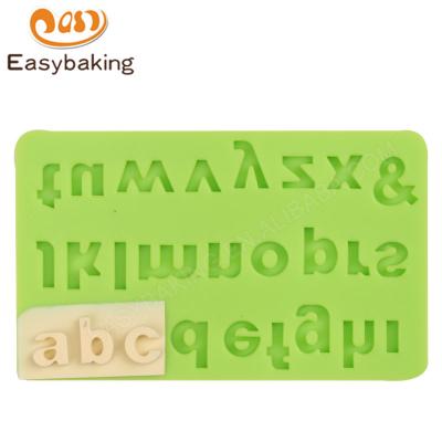 China Viable Alphabet Lowercase Fondant Cake Mold for sale