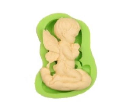 China OEM Design Sustainable Cake Silicone Angel Baby Shape Fondant Molds for sale