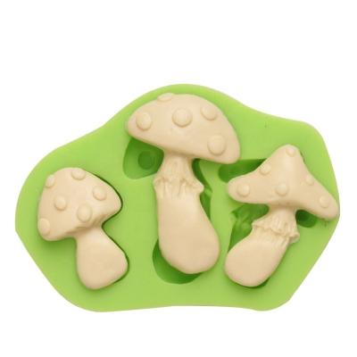 China Viable Mushroom Silicone Mold For Fondant Cake Sugar Chocolate Cookies for sale