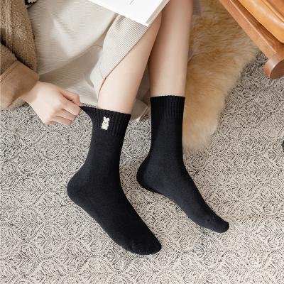 China Antibacterial Custom Design Thick Warm Winter Novelty Women Socks for sale