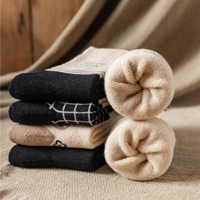 China Antibacterial Winter Wool Women Warm Soft Comfortable 100% Knitted Socks for sale