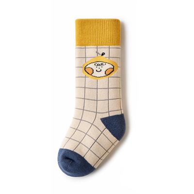 China Customized Children's Unisex Cute Cartoon Socks Antibacterial Socks Thickened And Warm Socks Children for sale