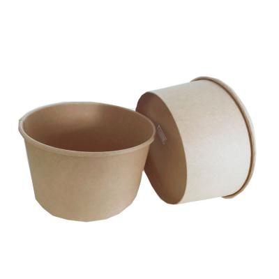 China Biodegradable Biodegradable Packaging Soup Wrapping Paper Disposable Bowl for sale