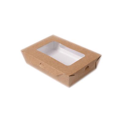 China Empaques Paper Lunch Takeaway Bento Box Biodegradable Disposable Fast Food Wrapping Paper Packaging for sale