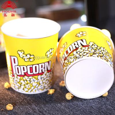 China Disposable Take Away KFC Cinema Disposable Popcorn Bucket for sale