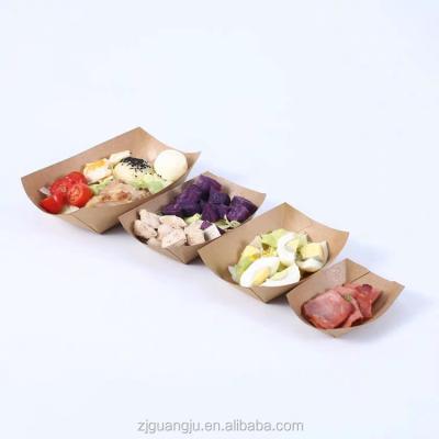 China Disposable Disposable Hamburger Wrapping Paper Meal Boat Tray Box Bento Box Hamburger Packaging for sale