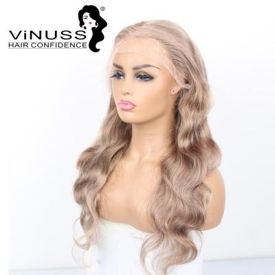 China VINUSS Super Glueless Body Wave 13x4 13x6 Full Lace Wig 13x4 13x6 Colored Human Hair Lace Front Wigs 27# Honey Blonde for sale