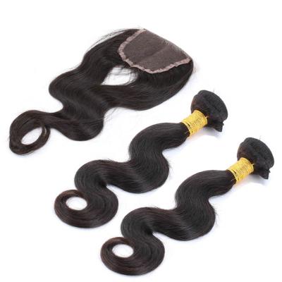 China Top Grade 10a Brazilian Hair Natural 4x4 Hairline Body Wave 16 Inch Body Wave Closure Lace Headband With Lace Closure for sale