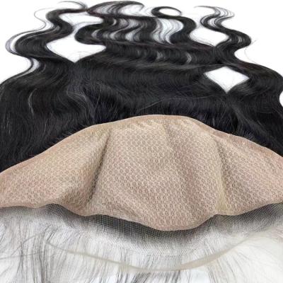 China Wholesale Brazilian Water Wave Hair Lace Closure Body Wave 13x6 Lace Up New 100% Scalp Frontal Remy Hair for sale