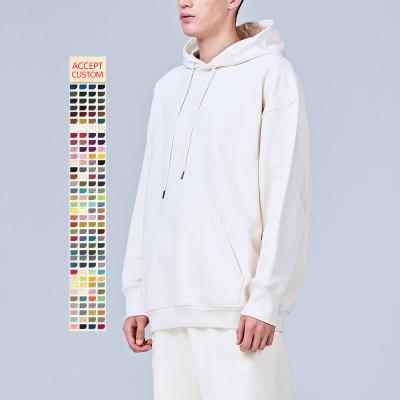 China Factory Wholesale Custom Made High Quality Seller 80% Cotton Anti-Wrinkle Anti-Wrinkle Sweatshirt 80% Cotton Pullover Men's Stylish Sporty Hoodie for sale