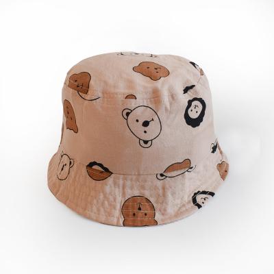 China Spring and Autumn All-match Sun Hat Western Soft Sun Protection Children's Hats and Comfortable Customizable Bucket Hat Logo for sale